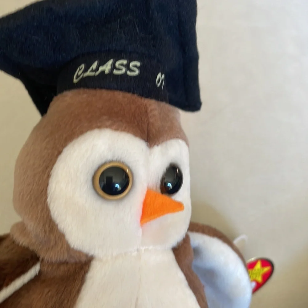 TY Beanie Baby Wise the Owl class of 98 - Picture 7 of 9